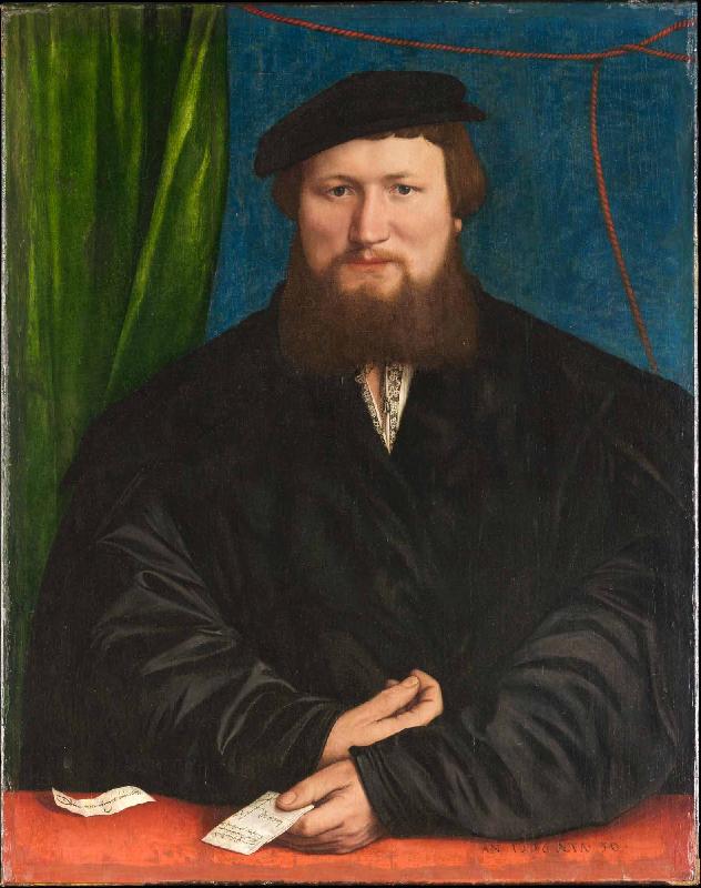 Hans holbein the younger Portrait of Derich Berck oil painting image